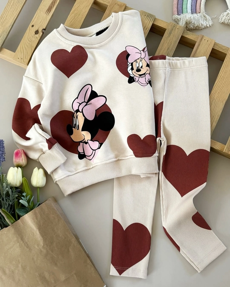 Conjunto Minnie Coração  - 1