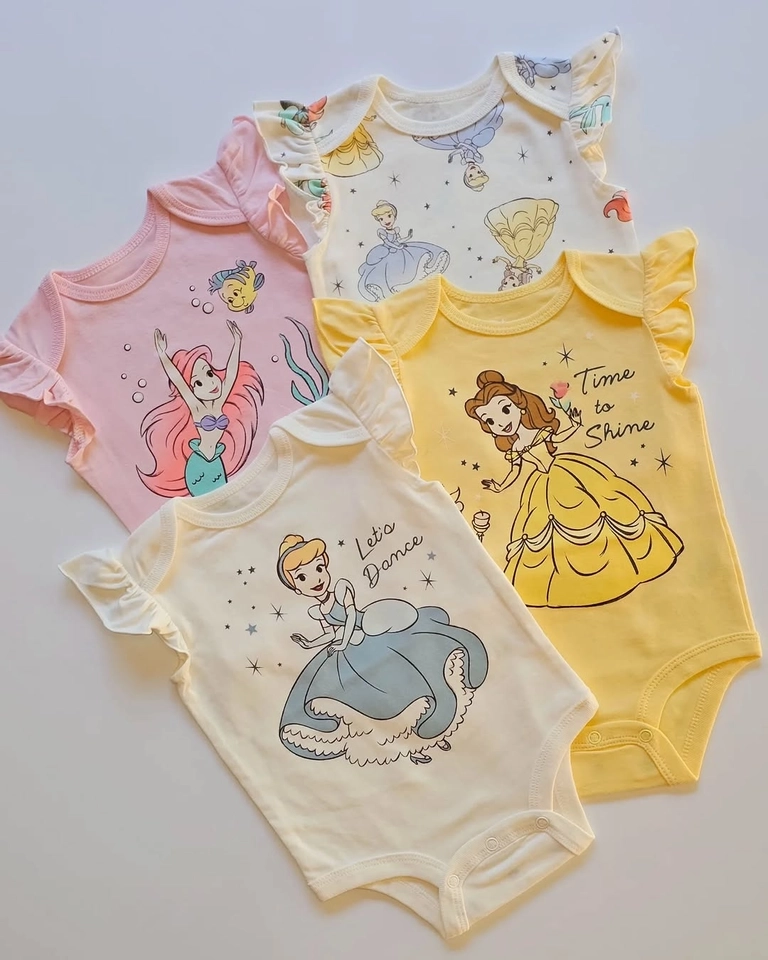 Kit 4 Body Princesas - 1