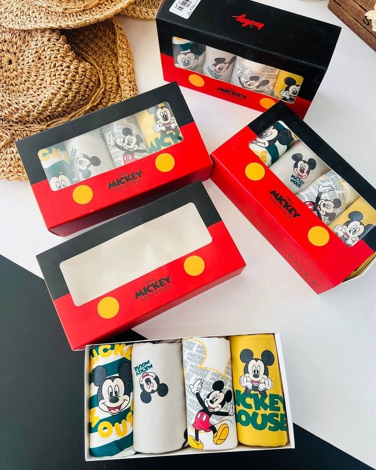 Kit 4 Cuecas Box Mickey  - 4