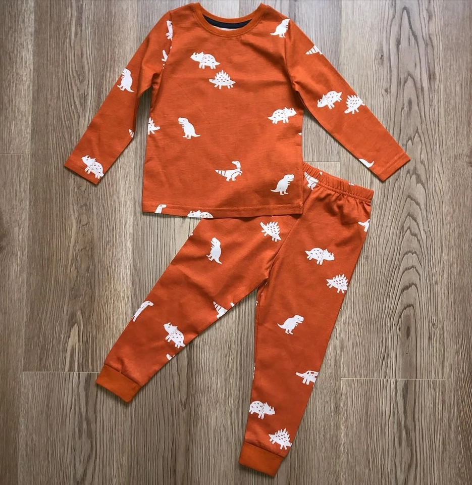 Kit 3 Pijamas Manga Longa Dino - 4