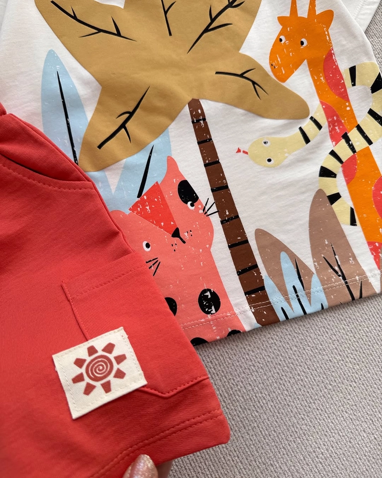 Conjunto verão girafa  - 2