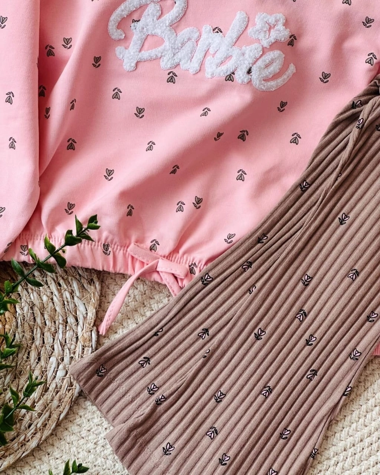 Conjunto Flor Da Barbie  - 2
