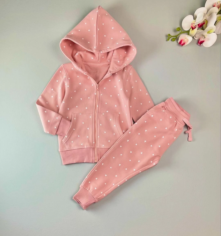 Conjunto moletom bolinha - 1