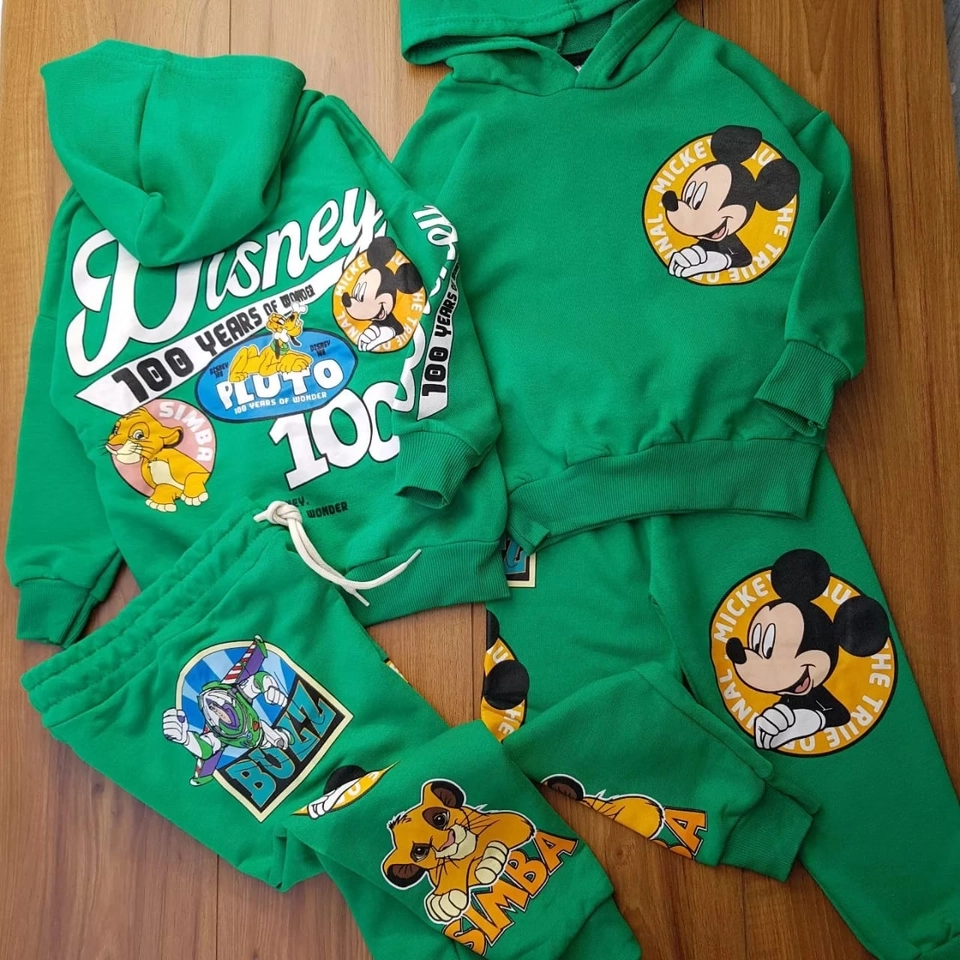 Conjunto Moletom Mickey Green  - 1