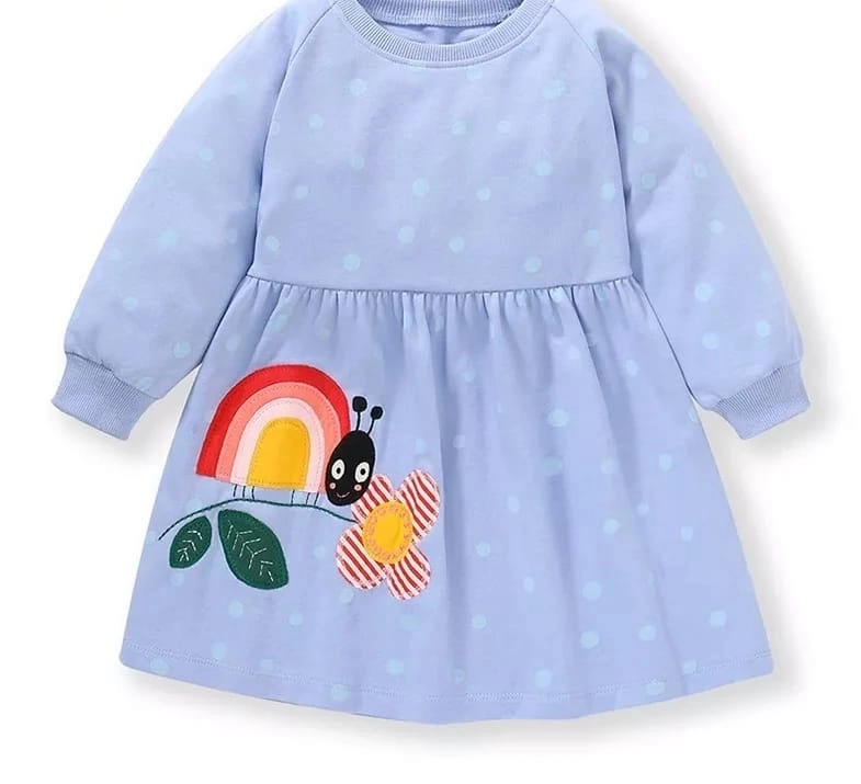 Vestido Moletom Joaninha - 1