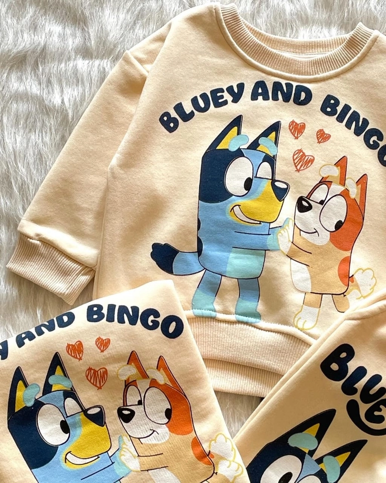 Conjunto Moletom Bluey e Bingo - 4