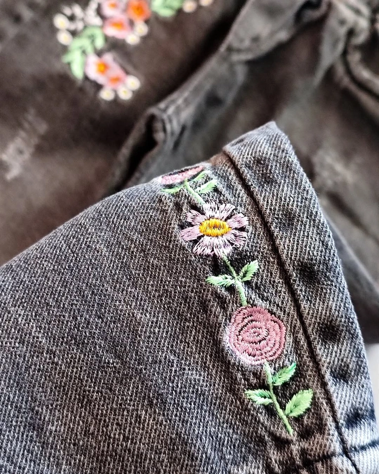 Calça Jeans Florzinha  - 4
