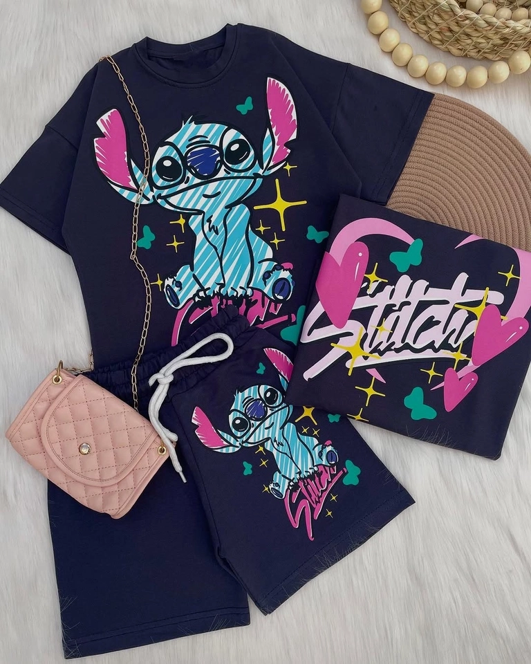 Conjunto Verão Stitch  - 1