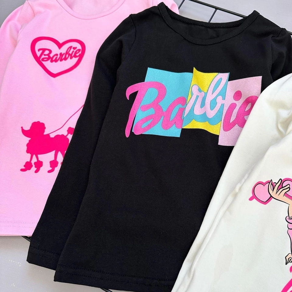 Trio de blusa manga longa Barbie  - 2
