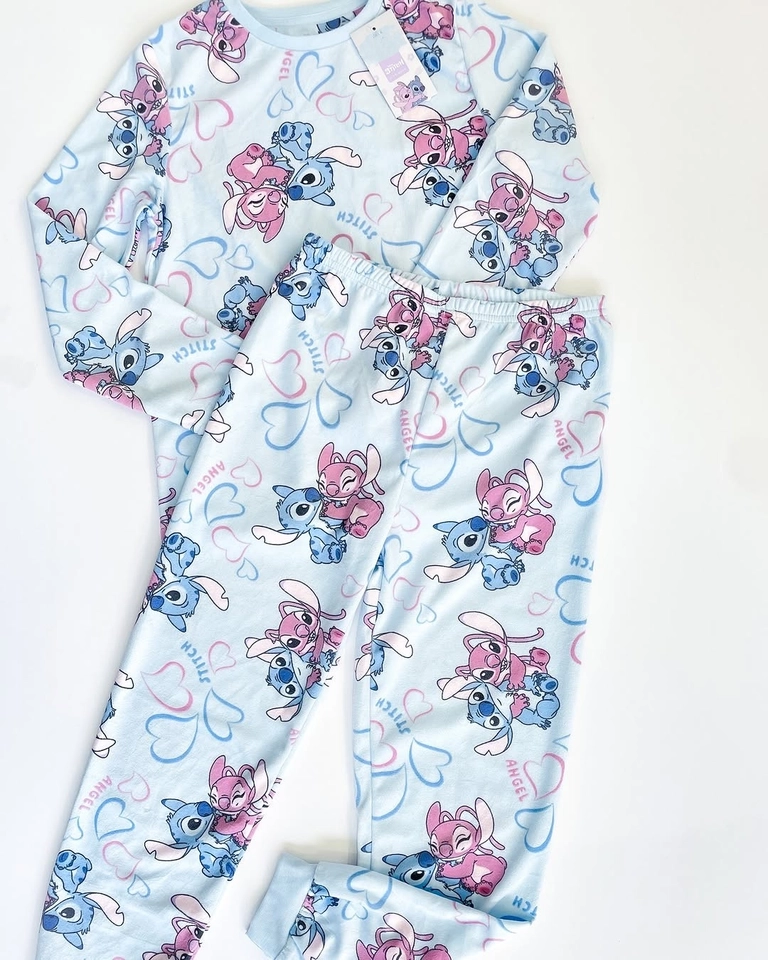 Conjunto De Pijama Stitch Fleece - 1