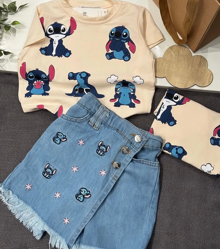 Conjunto verão Stitch  - 2