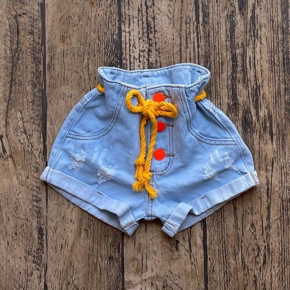 Short Jeans de Cordão - 2