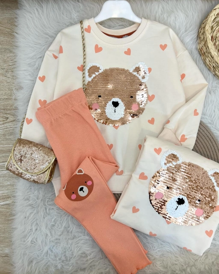 Conjunto Moletom Ursinha  - 1