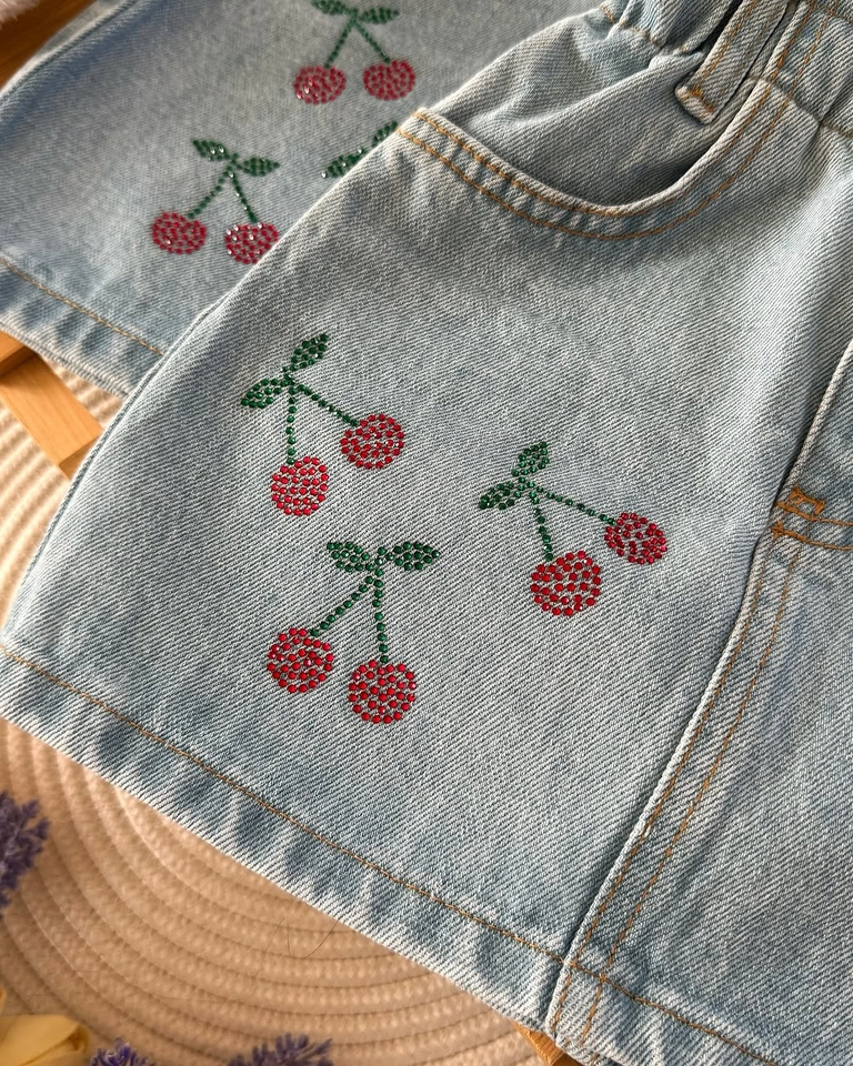 Kit conjunto cereja  - 3