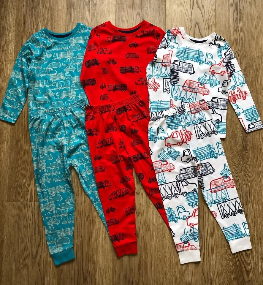 Kit 3 Pijamas Trator - 1