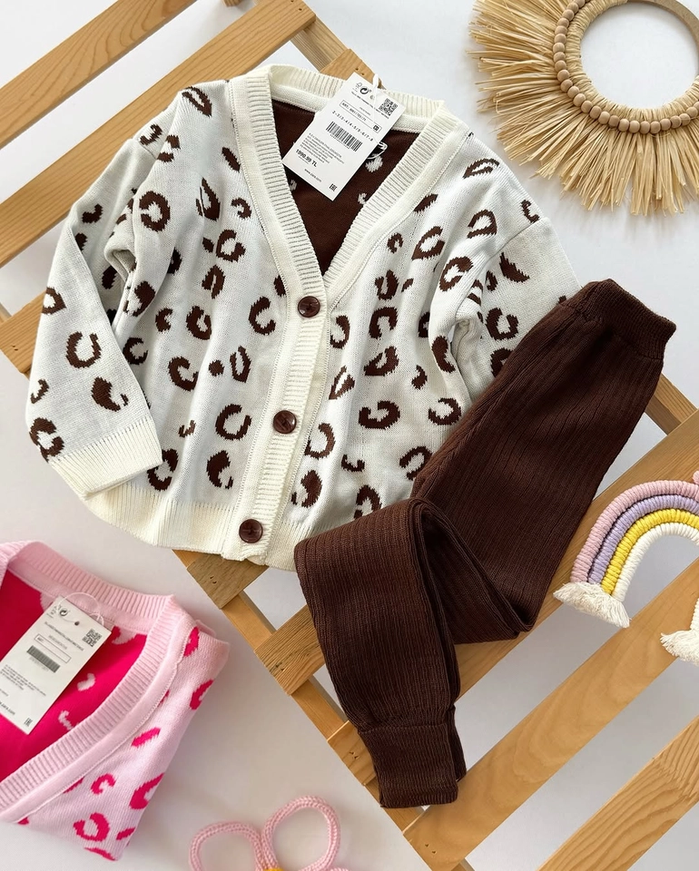 Conjunto tricô onça  - 3