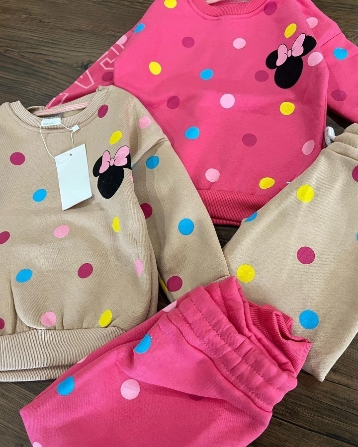 Conjunto Moletom Minnie Bolinhas Gap  - 4