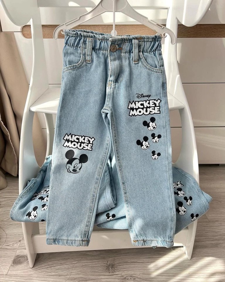 Calça jeans Mickey  - 1