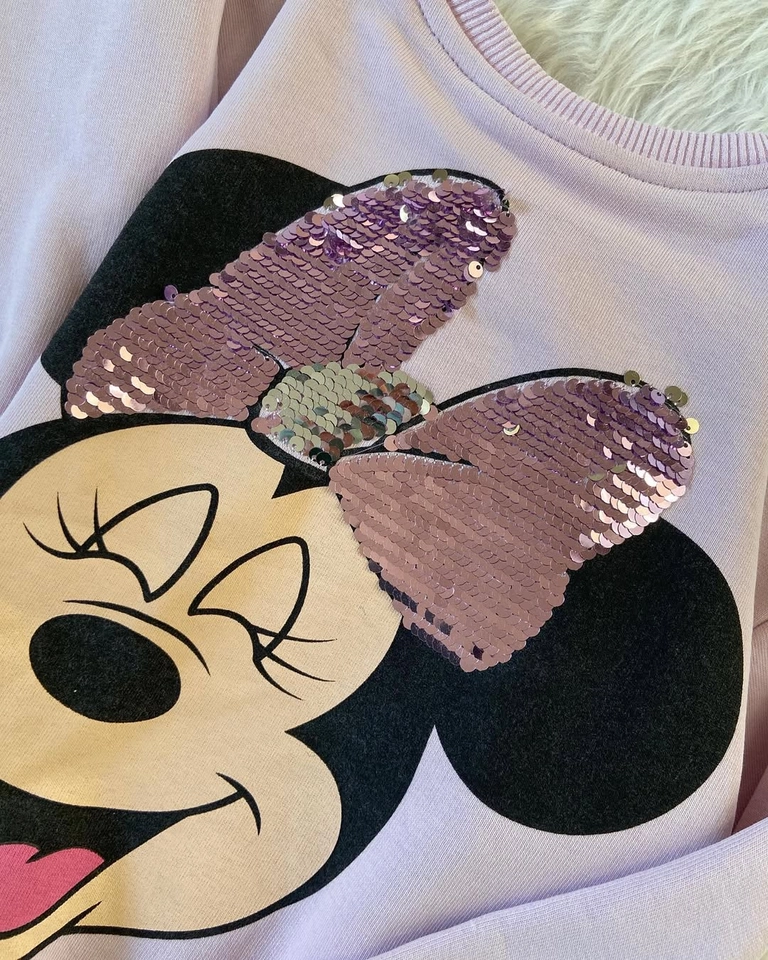 Conjunto moletom Minnie glitter  - 6