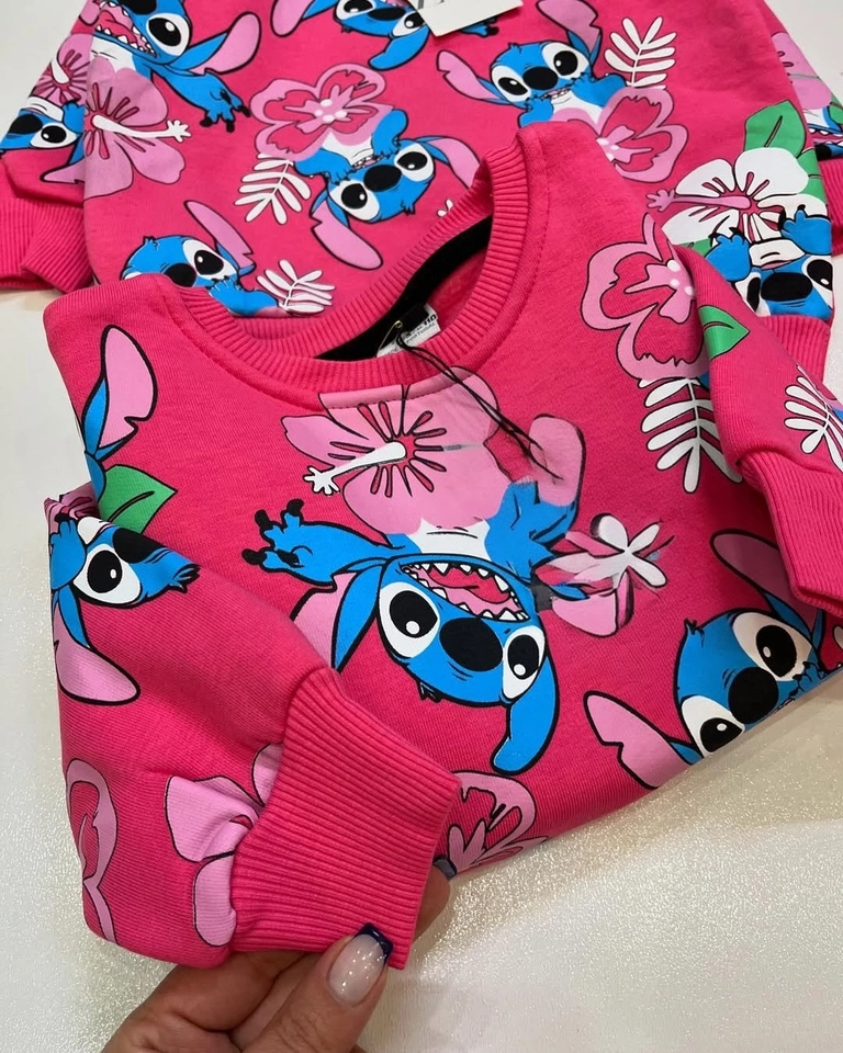 Conjunto moletom Stitch  - 2