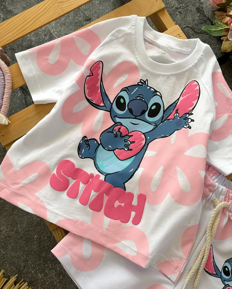 Conjunto verão Stitch  - 4