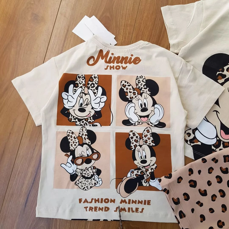 Conjunto verão Minnie oncinha  - 3