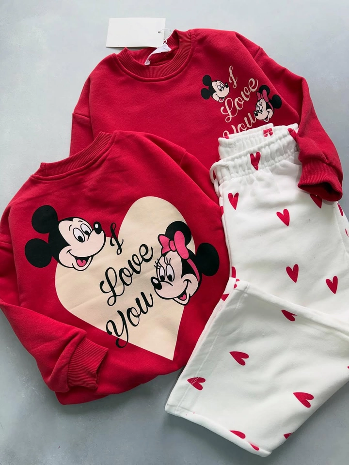 Conjunto moletom Minnie love - 2