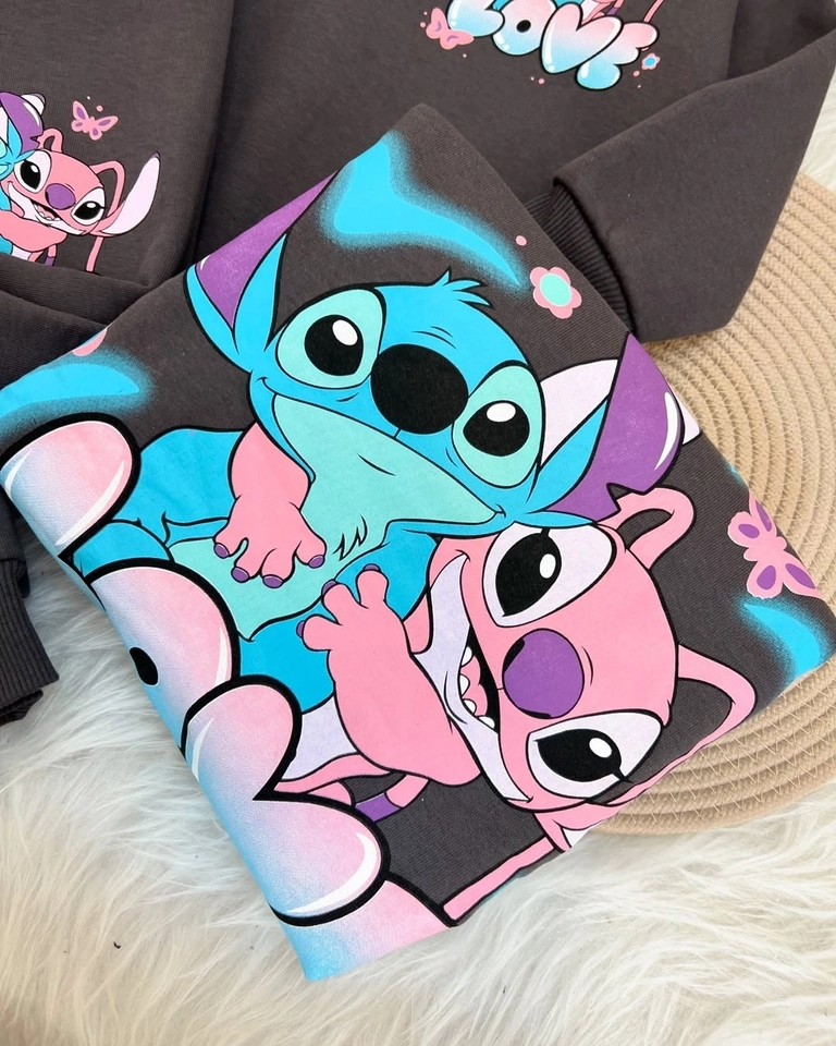 Conjunto Moletom Stitch Casal - 2