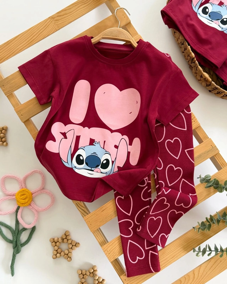 Conjunto de verão Stitch 