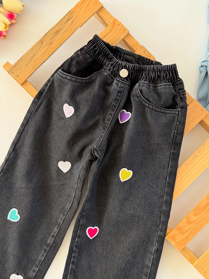 Calça jeans coração  - 2