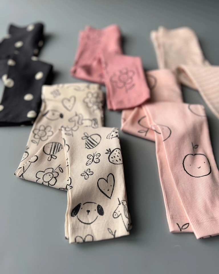 Kit com 5 Calças Legging  - 2