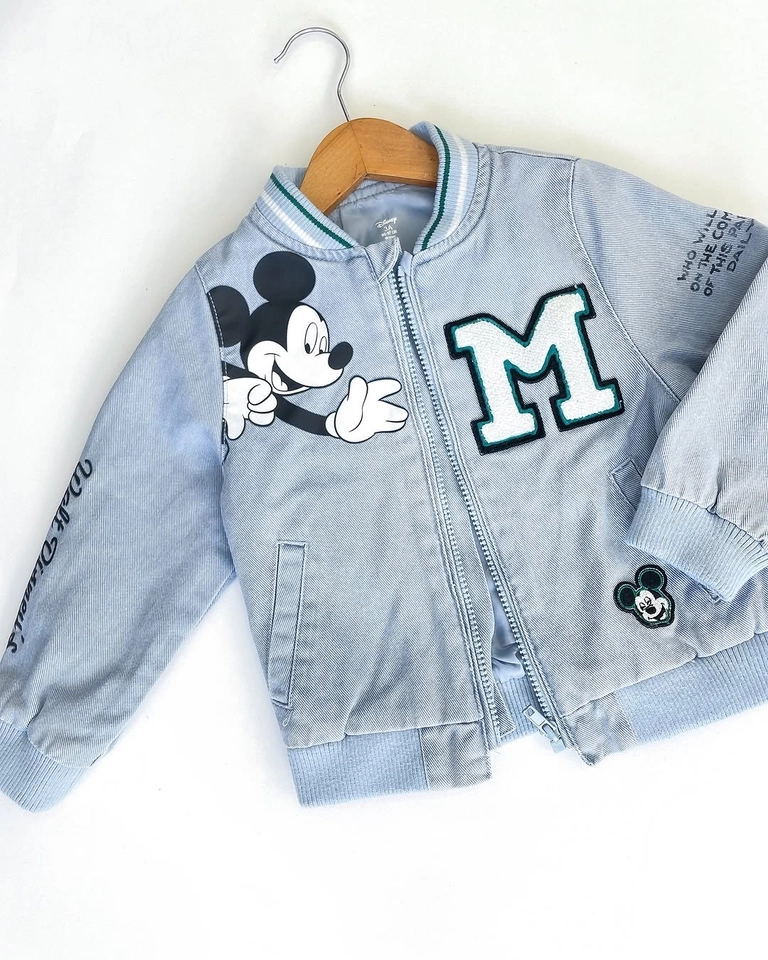 Jaqueta Jeans Mickey  - 1