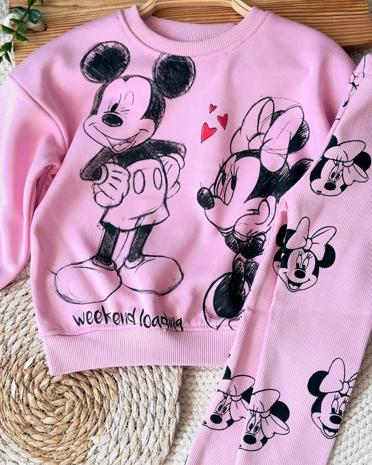 Conjunto inverno Minnie rosa - 4