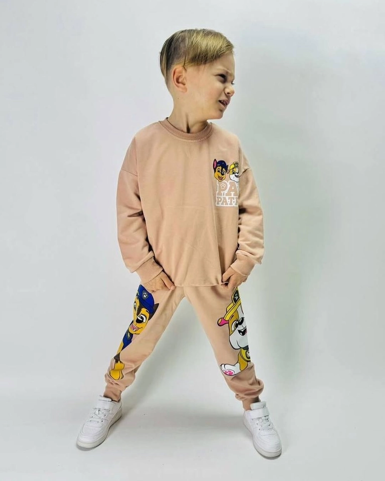 Conjunto Moletom Patrulha Bege  - 5