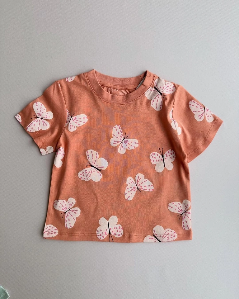 Kit 3 Blusas Cropped Borboletas - 3