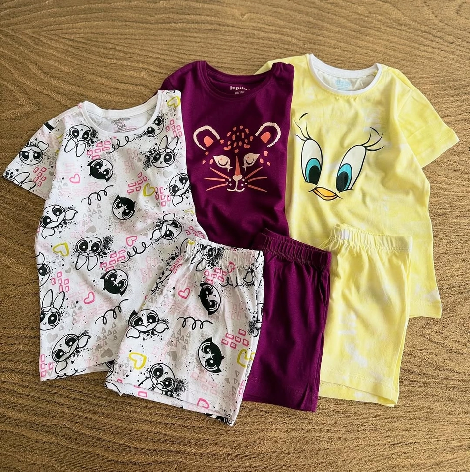 Kit 3 Pijamas Personagens  - 1
