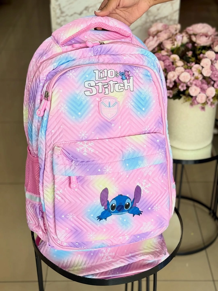 Mochila infantil Stitch Aquarela  - 1
