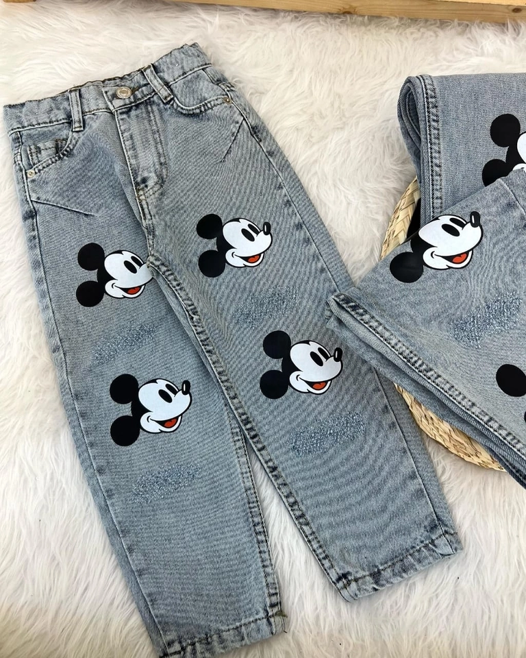 Calça Jeans Mickey  - 1
