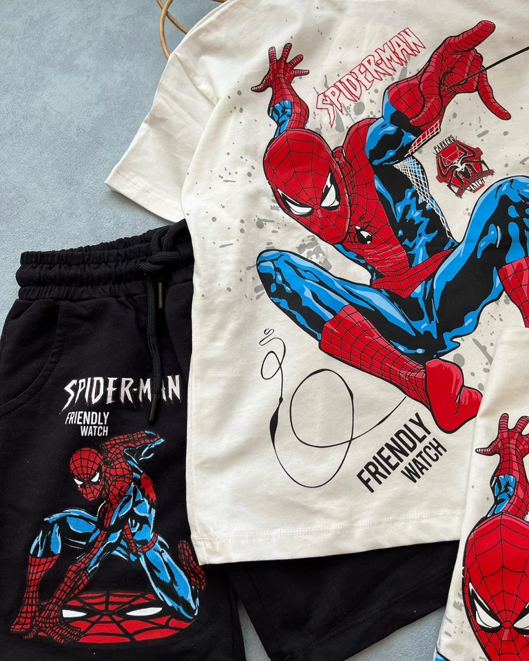 Conjunto de verão homem aranha  - 3