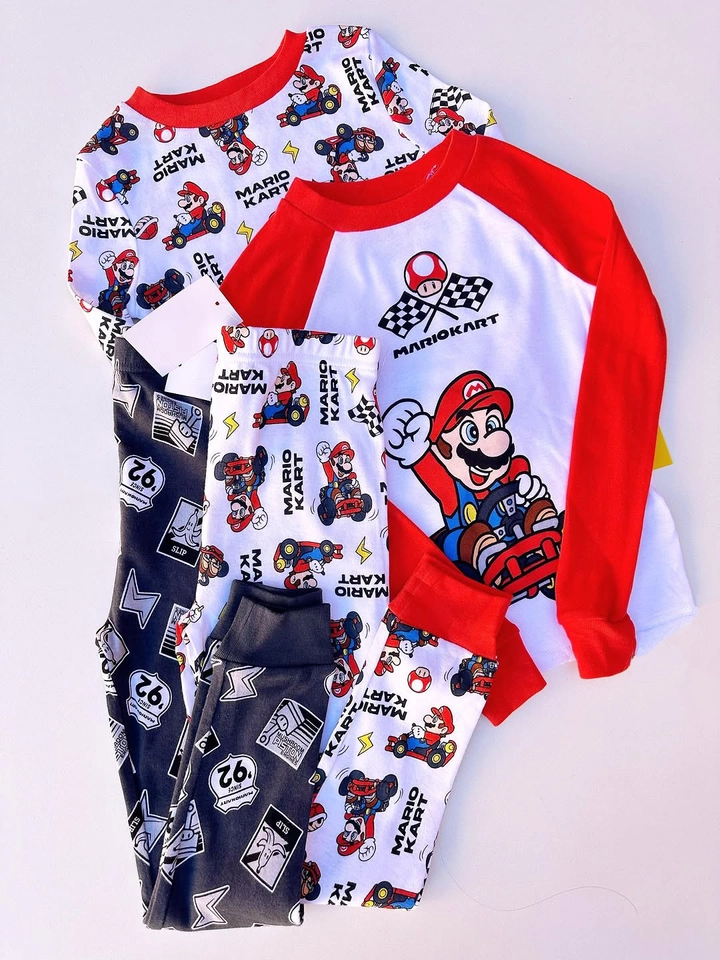 Kit 2 pijamas Mario  - 1