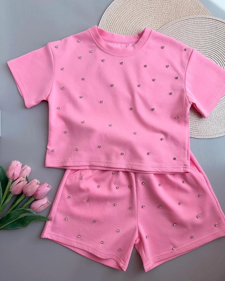 Conjunto Verão Rosa  - 1