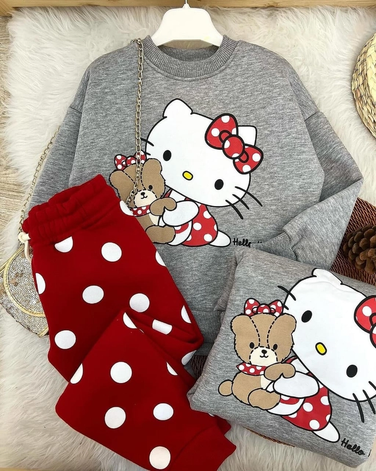 Conjunto Hello kitty e o Urso  - 1
