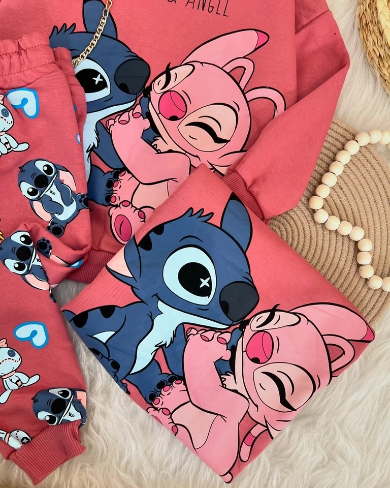 Conjunto Moletom Stitch - 2