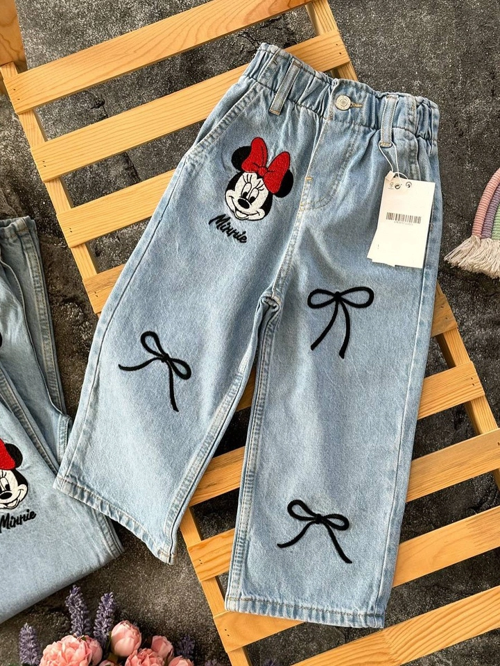 Calça jeans Minnie 