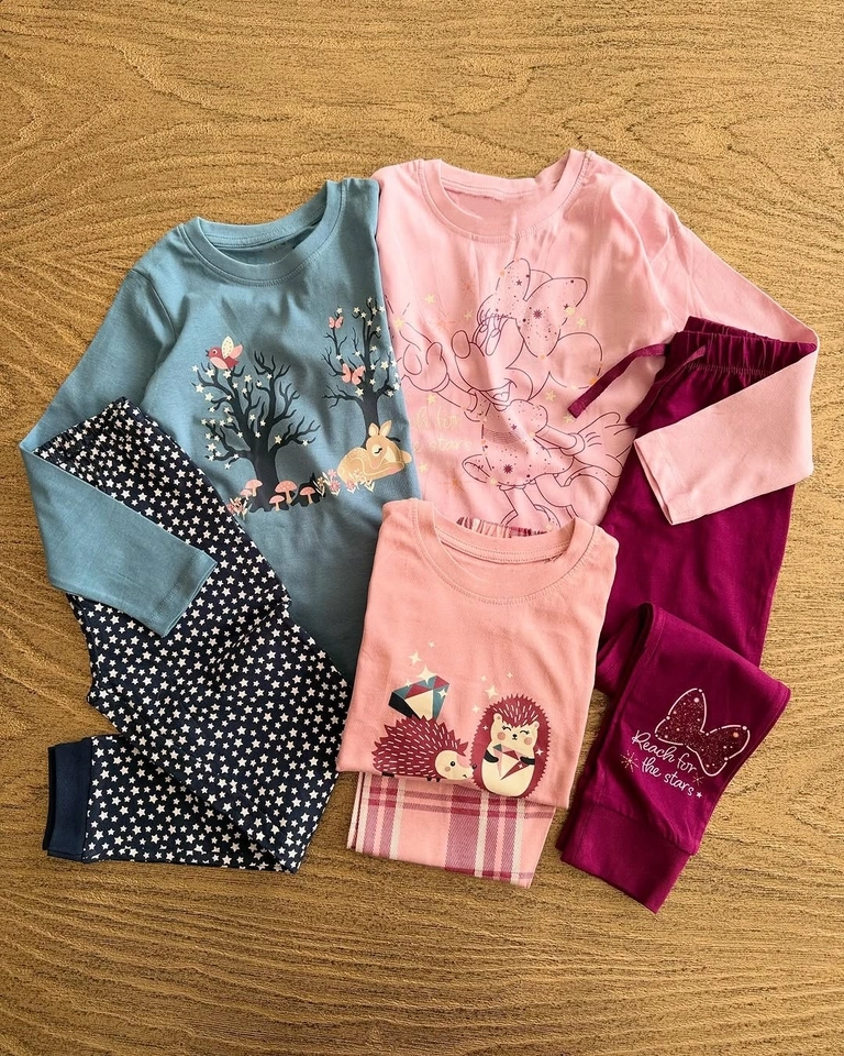 Kit 3 Pijamas Manga Longa  - 1