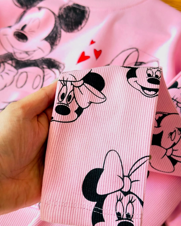 Conjunto inverno Minnie rosa - 3