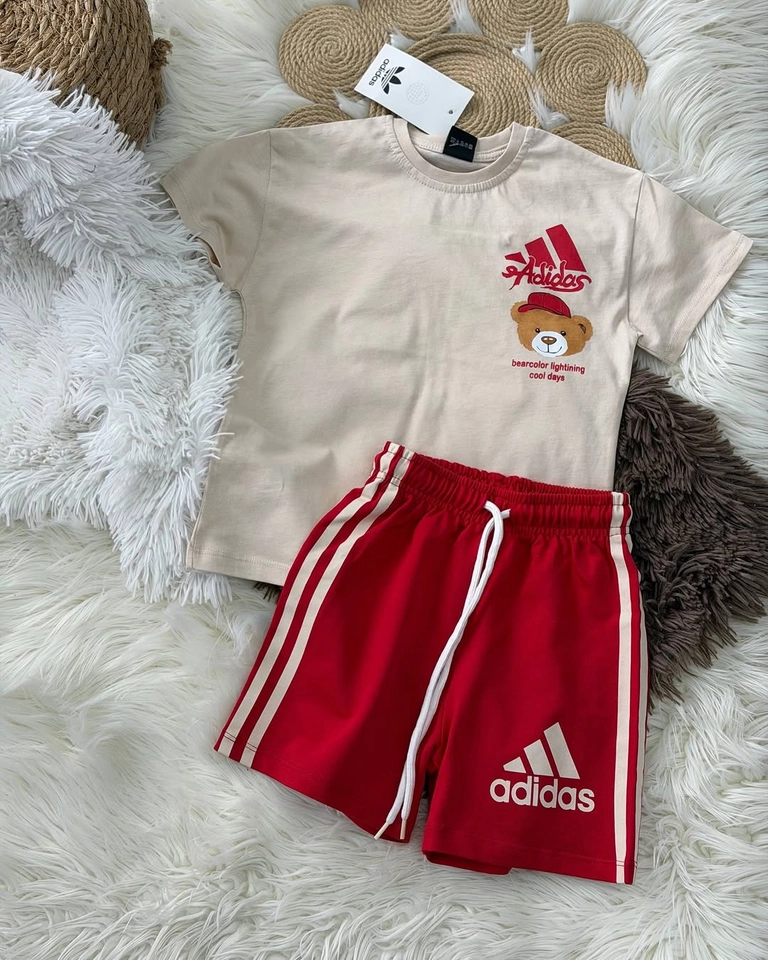 Conjunto verão adidas urso  - 3