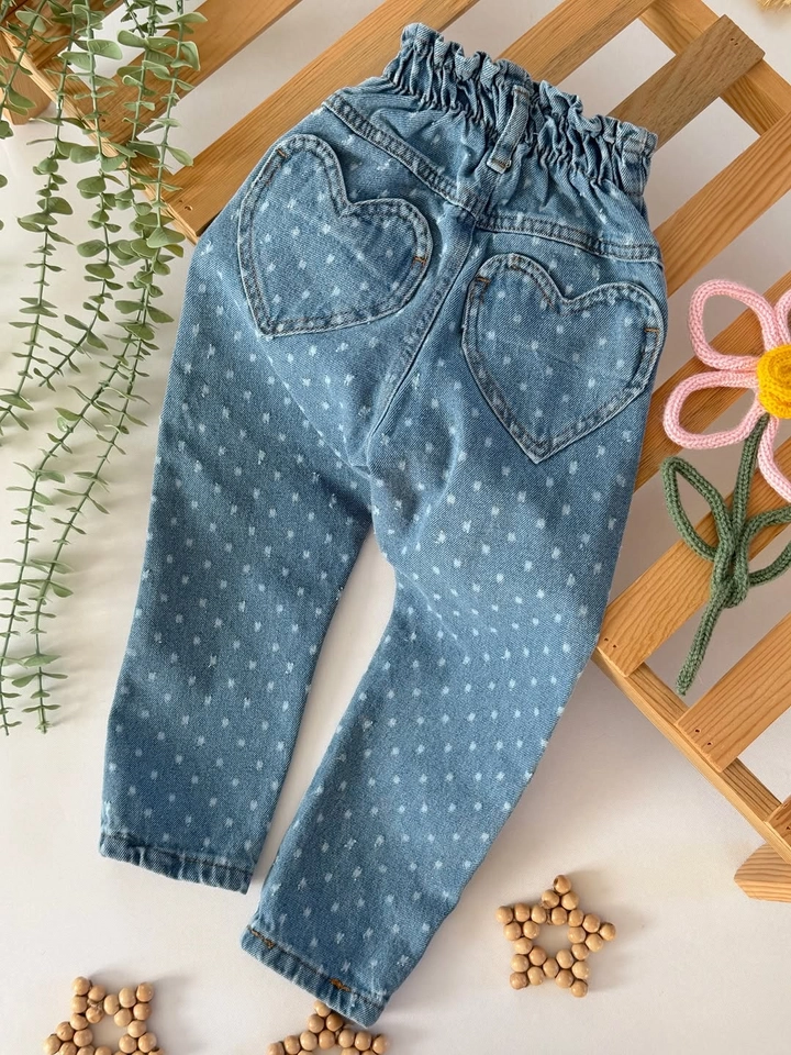 Calça jeans bolinha  - 2