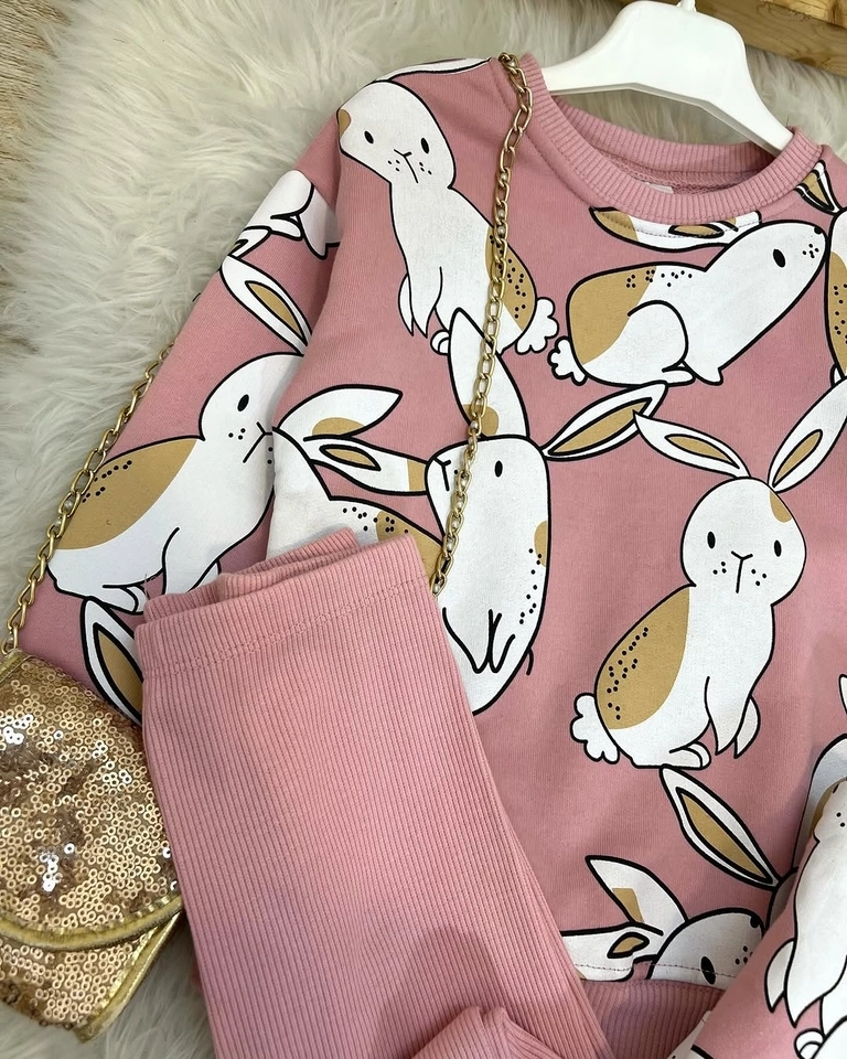 Conjunto Moletom Coelho  - 3