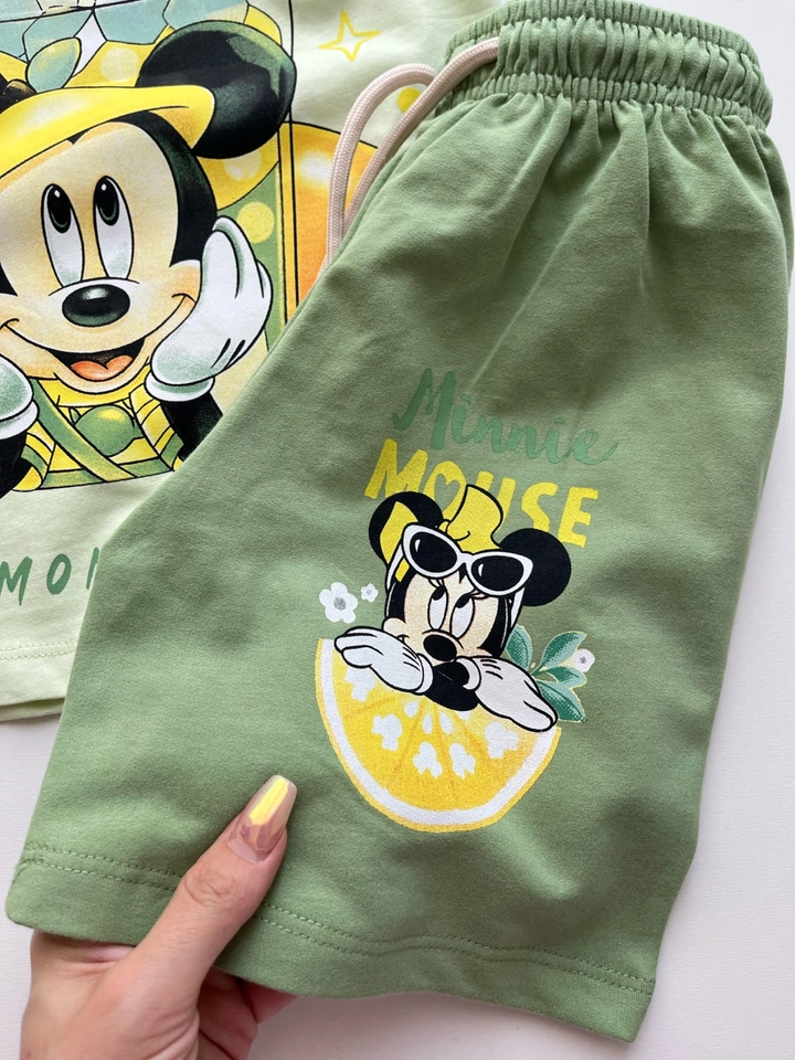 Conjunto de verão Mickey limonada  - 3